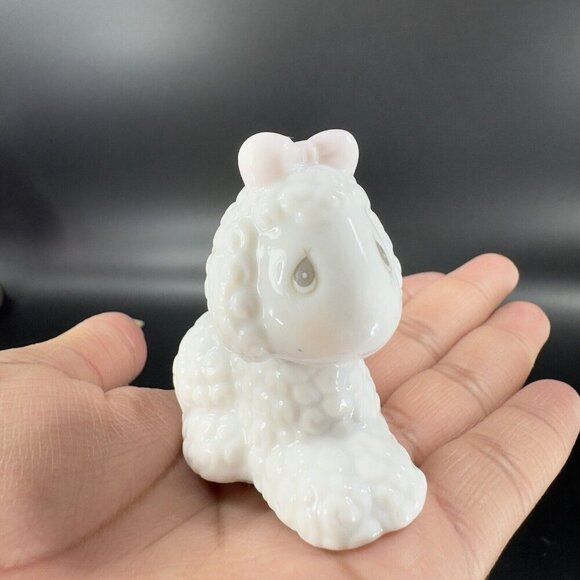 1996 Prescious Moments Noahs Ark Lamb Sheep Salt and Pepper Shaker Set 2 Ceramic - Picture 10 of 16